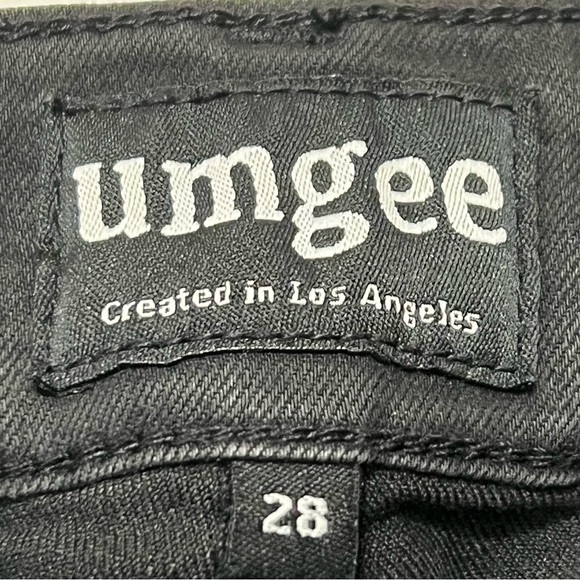 Umgee Lightweight Denim Jeans Lace up Hem - Picture 5 of 13